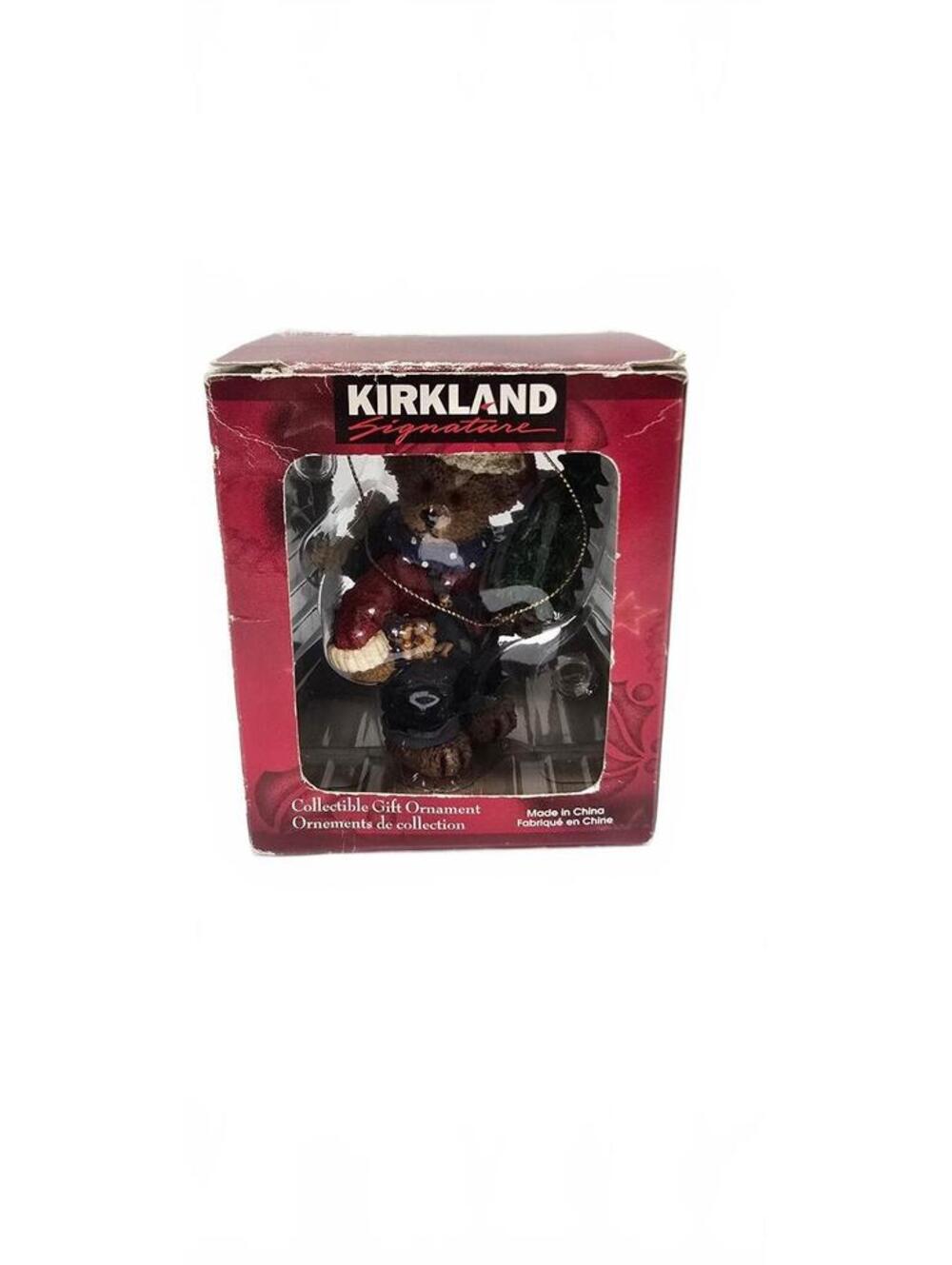 Kirkland Signature Collectible Christmas Bear Ornament